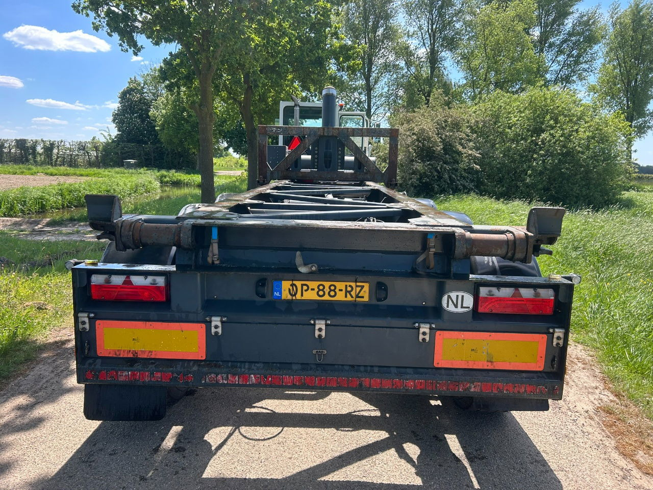 Van Hool 20 ft tipping / elect. 24 v / Tuf 3-2026 / Tyres 70 / Only 49500 km / t - Semi-remorque porte-conteneur/ Caisse mobile: photos 3 Van Hool 20 ft tipping / elect. 24 v / Tuf 3-2026 / Tyres 70 / Only 49500 km / t - Semi-remorque porte-conteneur/ Caisse mobile: photos 3
