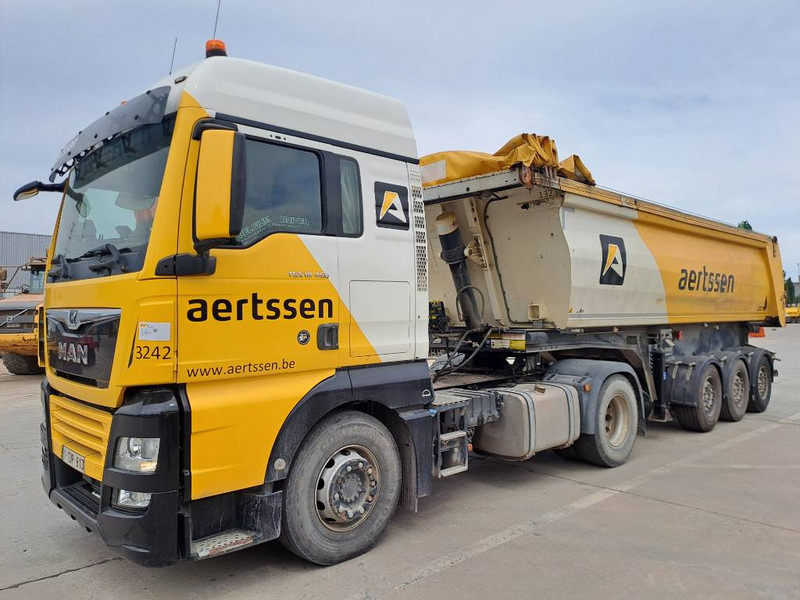 Stas S300CX + 2017 MAN 18-460 truck tractor - Remorque benne: photos 1 Stas S300CX + 2017 MAN 18-460 truck tractor - Remorque benne: photos 1