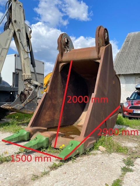 LIEBHERR R984, 4cbm, 120t excavator - Godet pour pelle pour Pelle sur chenille: photos 1 LIEBHERR R984, 4cbm, 120t excavator - Godet pour pelle pour Pelle sur chenille: photos 1