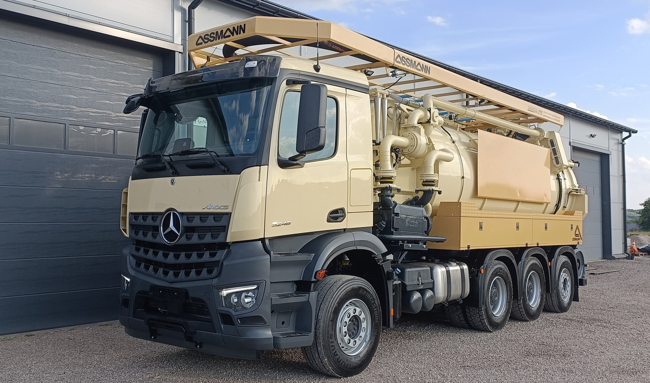 MERCEDES-BENZ AROCS ASSMANN stainless steel recykling - Camion vidangeur: photos 1 MERCEDES-BENZ AROCS ASSMANN stainless steel recykling - Camion vidangeur: photos 1