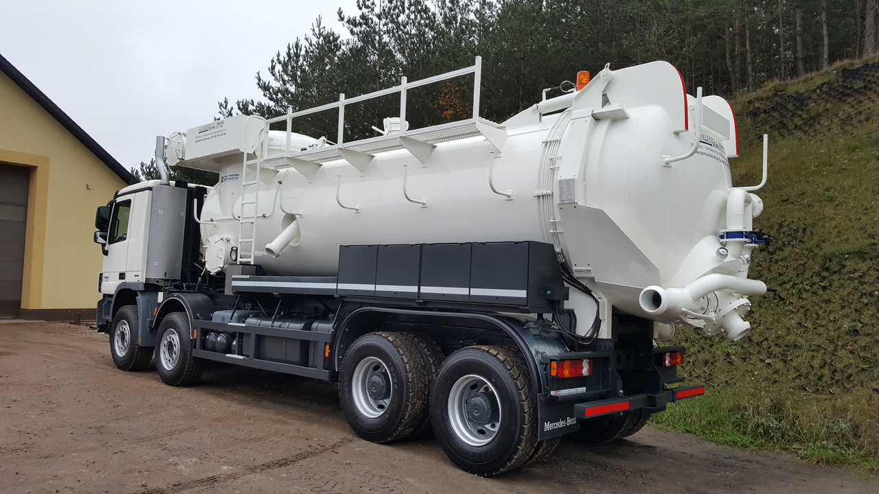 Mercedes NAAKTGEBOREN Vacu Press 8000 - Camion vidangeur: photos 4 Mercedes NAAKTGEBOREN Vacu Press 8000 - Camion vidangeur: photos 4