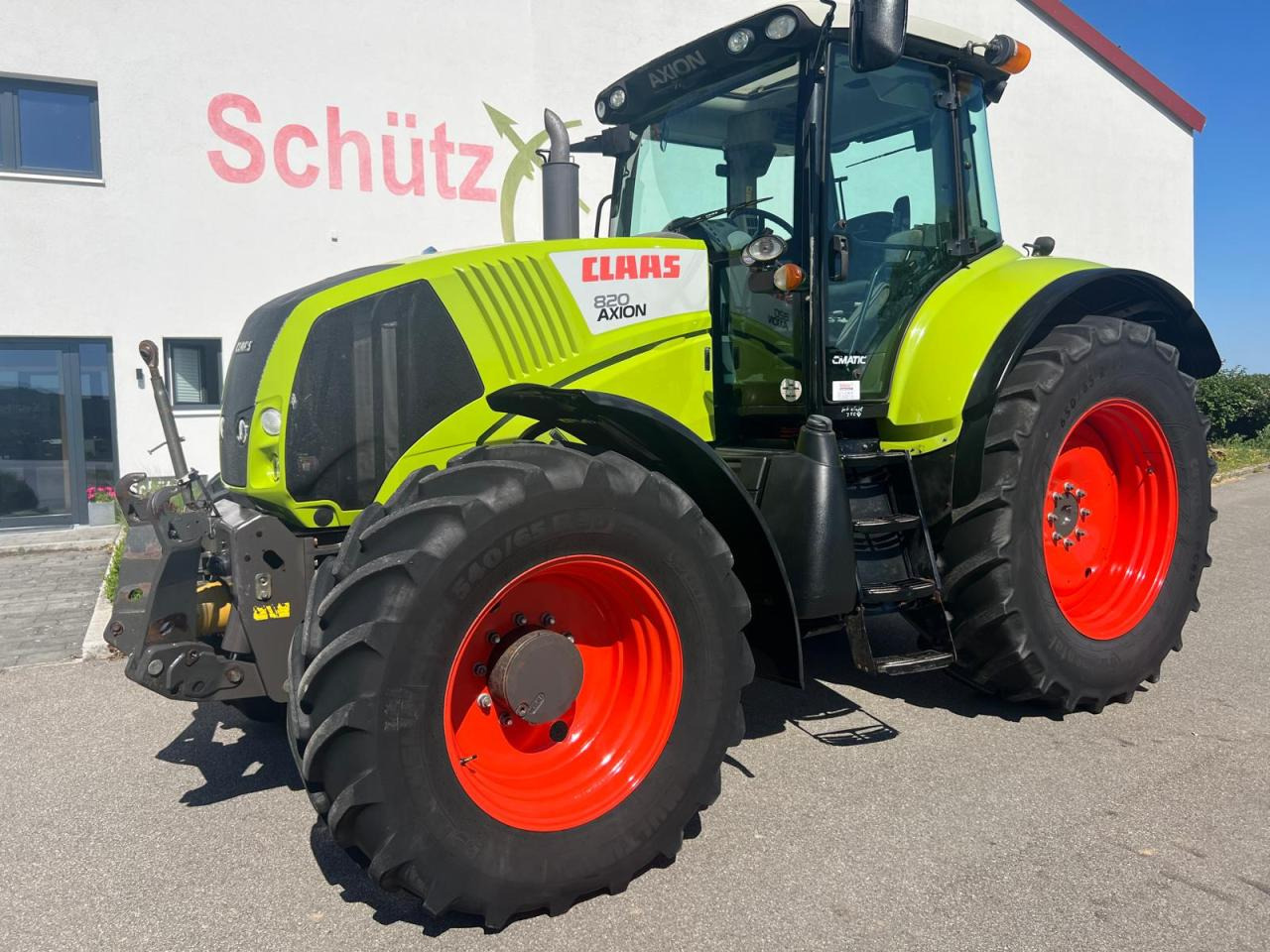 CLAAS Axion 820 CMATIC, FZW, FKH, TOP - Tracteur agricole: photos 1 CLAAS Axion 820 CMATIC, FZW, FKH, TOP - Tracteur agricole: photos 1