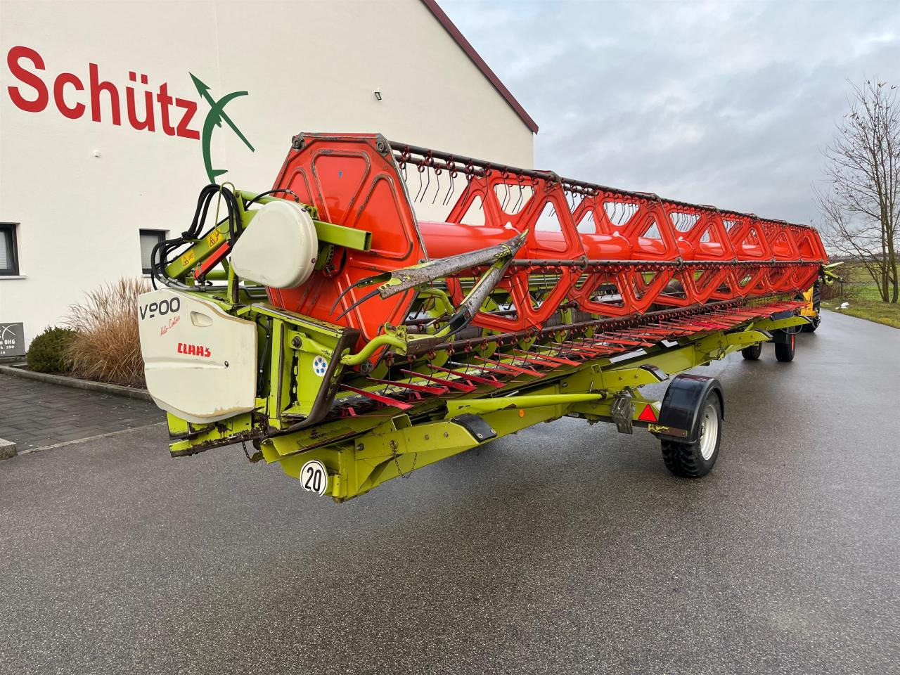 CLAAS Schneidwerk Vario V900 mit Wagen, Rapsausrüstung - Chariot de coupe: photos 4 CLAAS Schneidwerk Vario V900 mit Wagen, Rapsausrüstung - Chariot de coupe: photos 4