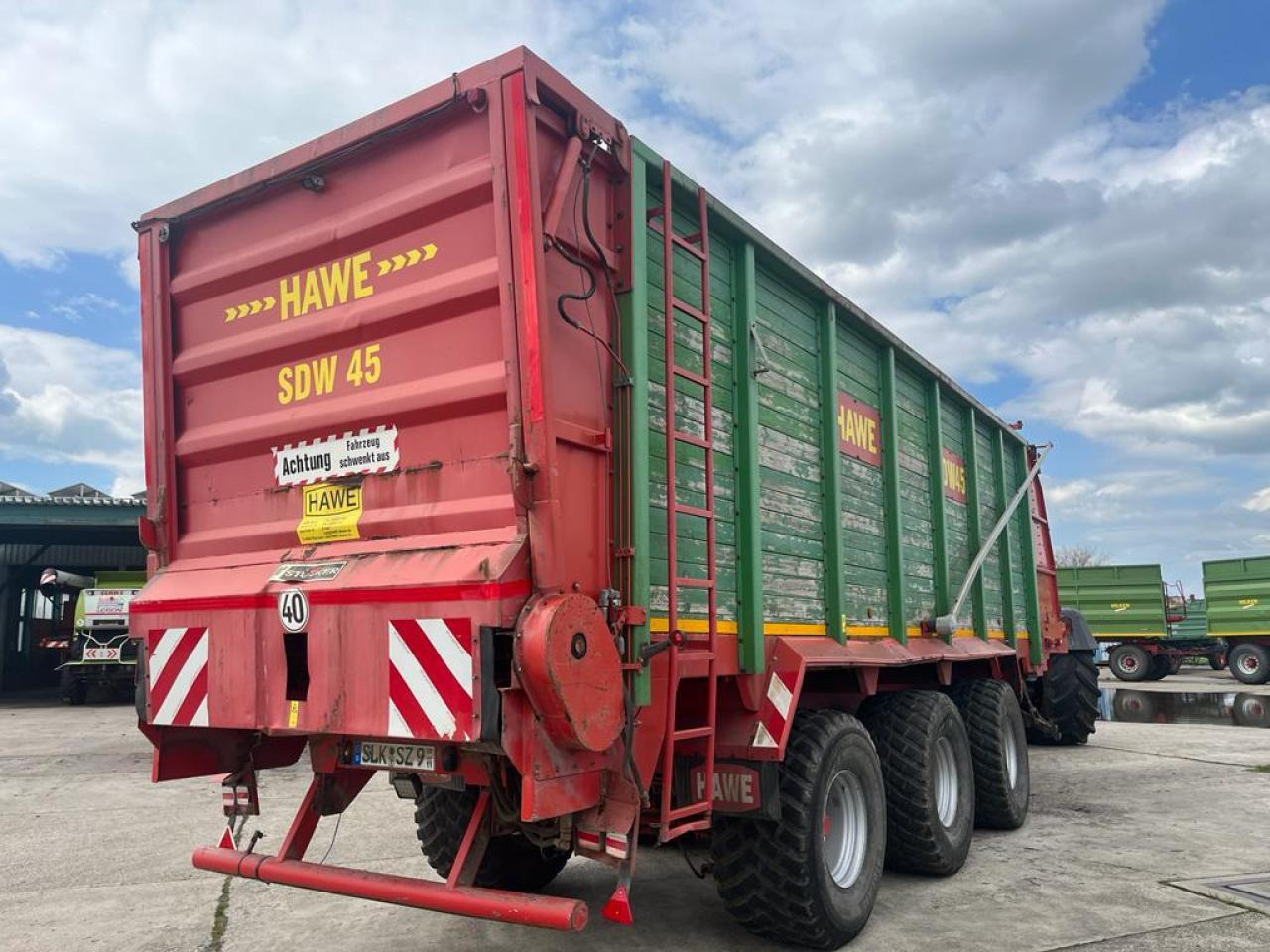 HAWE Tridem SDW 45T mit Heckentleerung - Benne agricole: photos 3 HAWE Tridem SDW 45T mit Heckentleerung - Benne agricole: photos 3