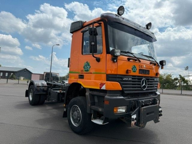 Châssis cabine Mercedes-Benz Actros 2031 4x4 Hydraulik + Wechselsystem: photos 13