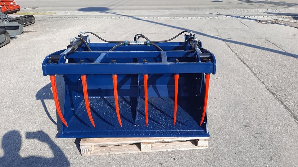 Krokodilschaufel Greifschaufel Weidemann Frontlader Hoflader Euro - Matériel d'ensilage: photos 2 Krokodilschaufel Greifschaufel Weidemann Frontlader Hoflader Euro - Matériel d'ensilage: photos 2