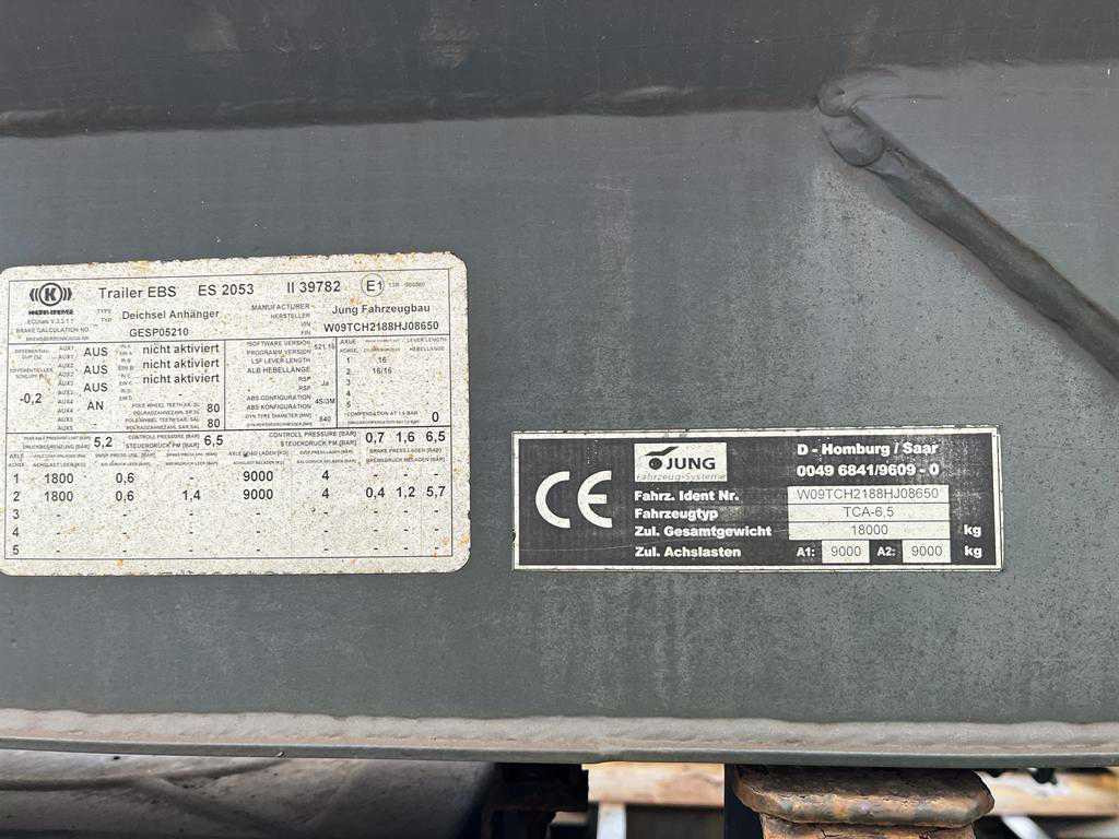 JUNG,R. JUNG,R. Containeranhänger Containeranhänger TCA 6,5 Apollo Abrollanhänger - Remorque ampliroll/ Multibenne: photos 4 JUNG,R. JUNG,R. Containeranhänger Containeranhänger TCA 6,5 Apollo Abrollanhänger - Remorque ampliroll/ Multibenne: photos 4