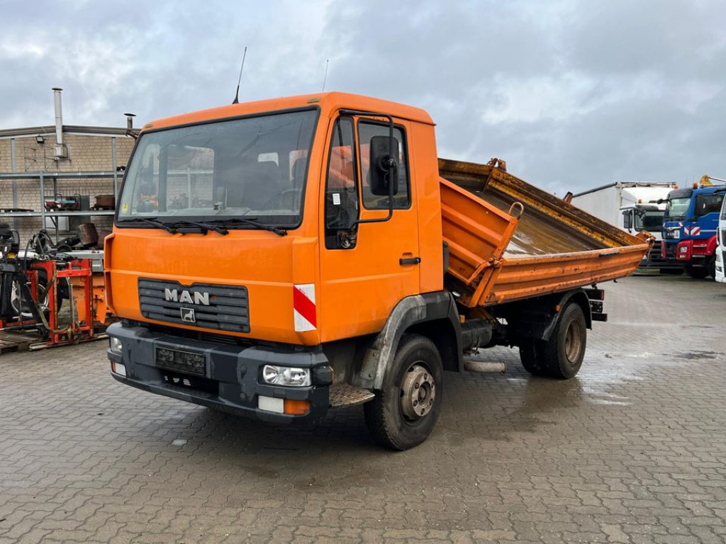 MAN LE 8.180 K 2-Achs Kipper Meiller - Camion benne: photos 1 MAN LE 8.180 K 2-Achs Kipper Meiller - Camion benne: photos 1