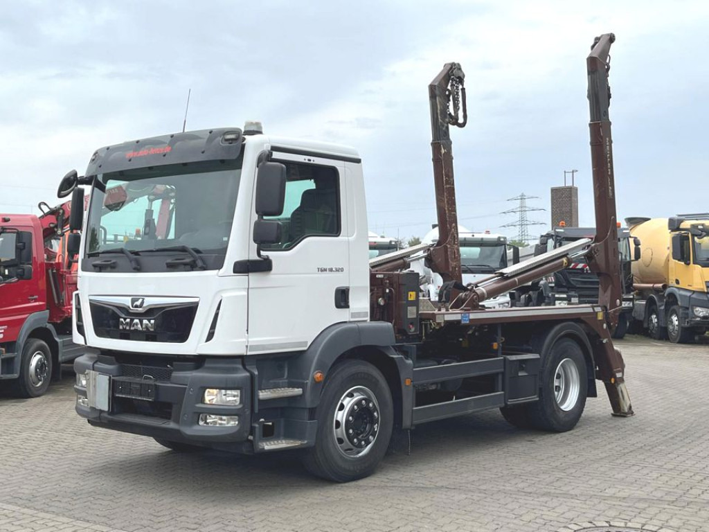MAN TG-M 18.320 4x2 Absetzkipper Meiller, Funk - Camion multibenne: photos 1 MAN TG-M 18.320 4x2 Absetzkipper Meiller, Funk - Camion multibenne: photos 1