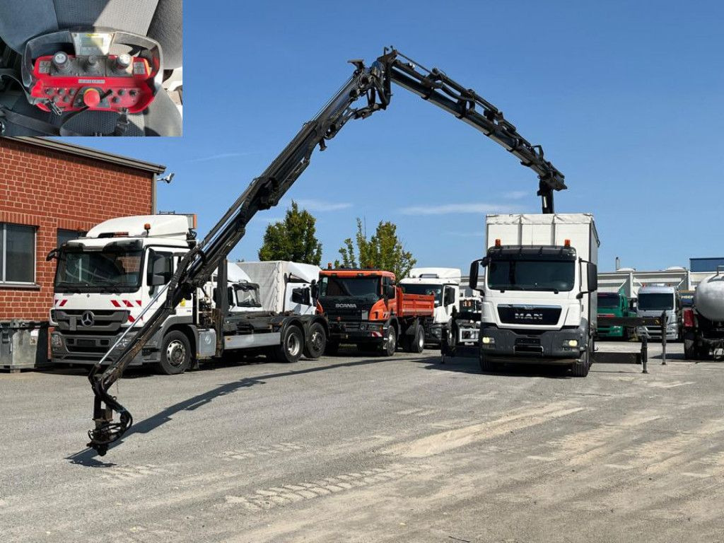 MAN TG-S 26.360 6x2-2LL Pritsche Heckkran 34m/to, Ji - Camion grue: photos 1 MAN TG-S 26.360 6x2-2LL Pritsche Heckkran 34m/to, Ji - Camion grue: photos 1
