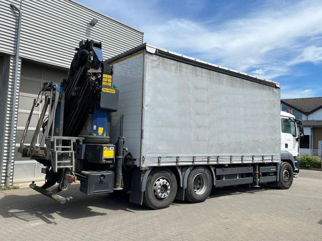 MAN TG-S 26.360 6x2-2LL Pritsche Heckkran 34m/to, Ji - Camion plateau, Camion grue: photos 5 MAN TG-S 26.360 6x2-2LL Pritsche Heckkran 34m/to, Ji - Camion plateau, Camion grue: photos 5