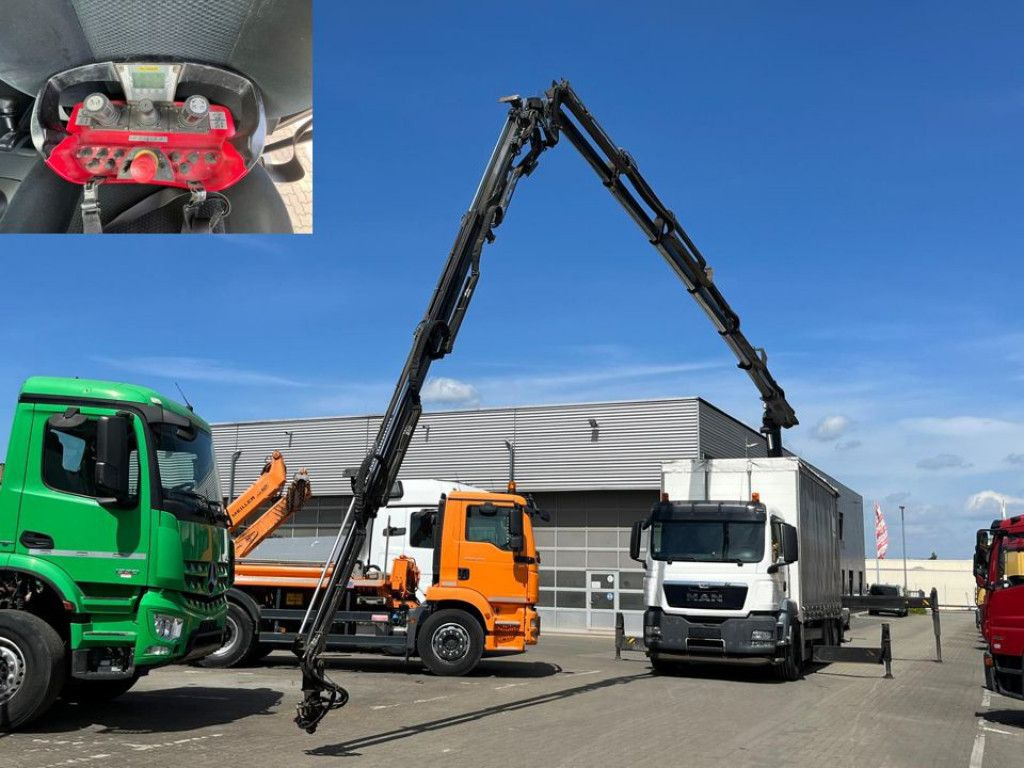 MAN TG-S 26.360 6x2-2LL Pritsche Heckkran 34m/to, Ji - Camion plateau, Camion grue: photos 1 MAN TG-S 26.360 6x2-2LL Pritsche Heckkran 34m/to, Ji - Camion plateau, Camion grue: photos 1