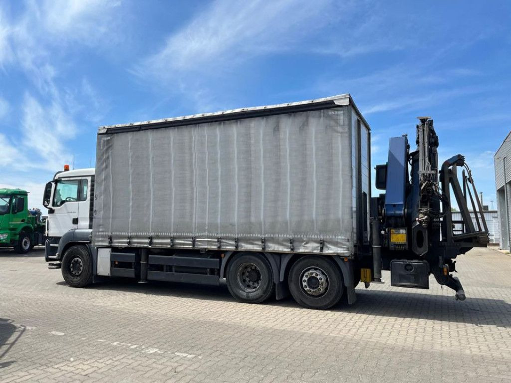 MAN TG-S 26.360 6x2-2LL Pritsche Heckkran 34m/to, Ji - Camion plateau, Camion grue: photos 4 MAN TG-S 26.360 6x2-2LL Pritsche Heckkran 34m/to, Ji - Camion plateau, Camion grue: photos 4