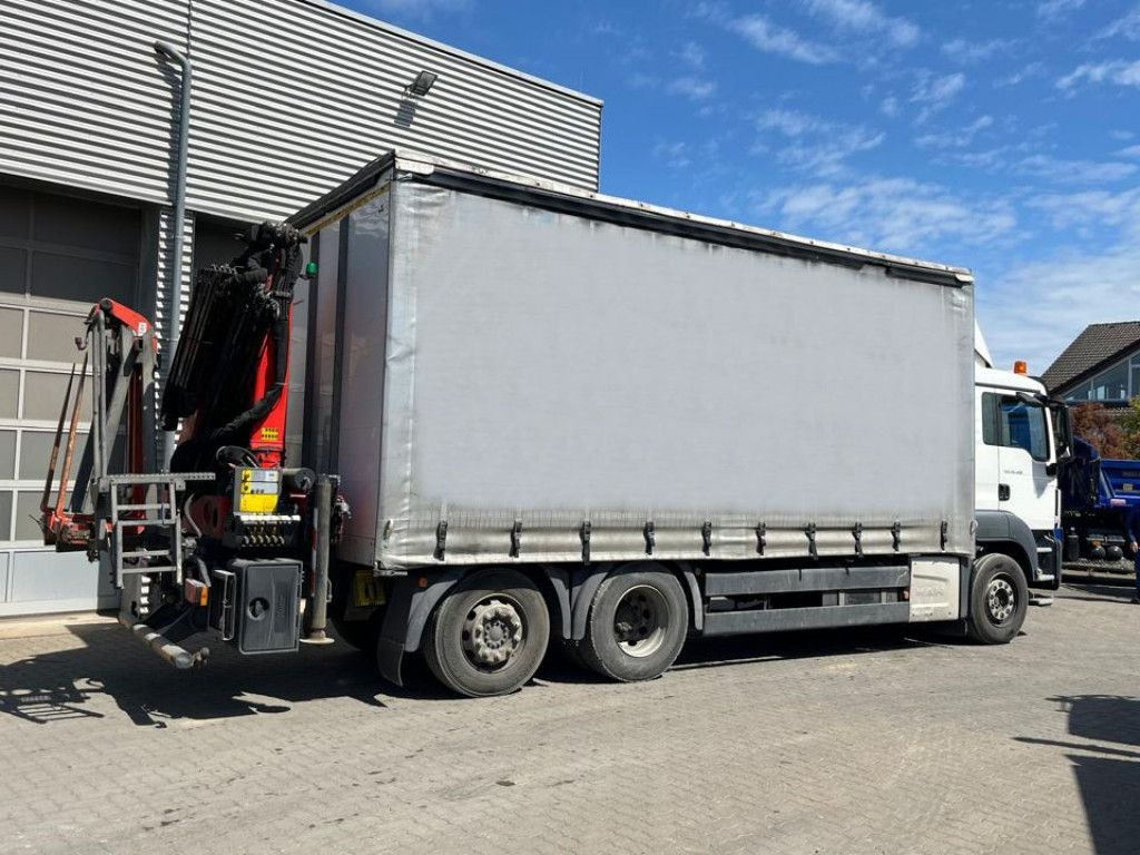 MAN TG-S 26.400 6x2-2 BL Pritsche Heckkran 5xhydr.Au - Camion plateau, Camion grue: photos 4 MAN TG-S 26.400 6x2-2 BL Pritsche Heckkran 5xhydr.Au - Camion plateau, Camion grue: photos 4