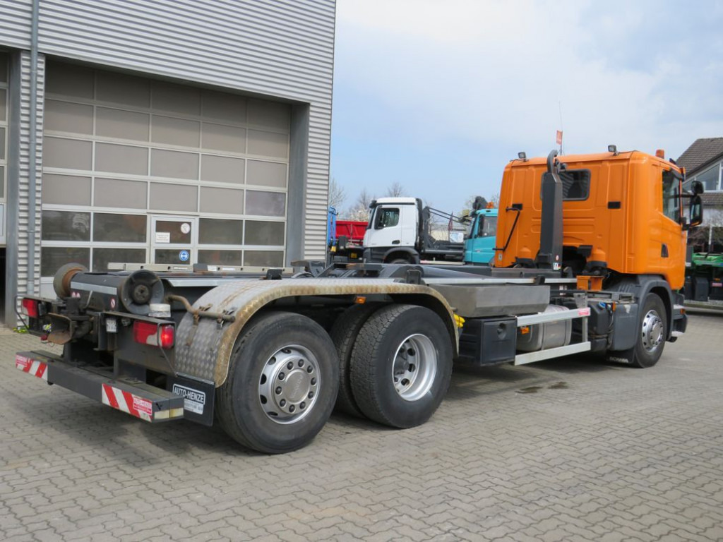 Camion ampliroll SCANIA (S) G 410 LB 6x2*4HNA Abrollkipper Lift+Lenkachse 289TKM: photos 10 Camion ampliroll SCANIA (S) G 410 LB 6x2*4HNA Abrollkipper Lift+Lenkachse 289TKM: photos 10