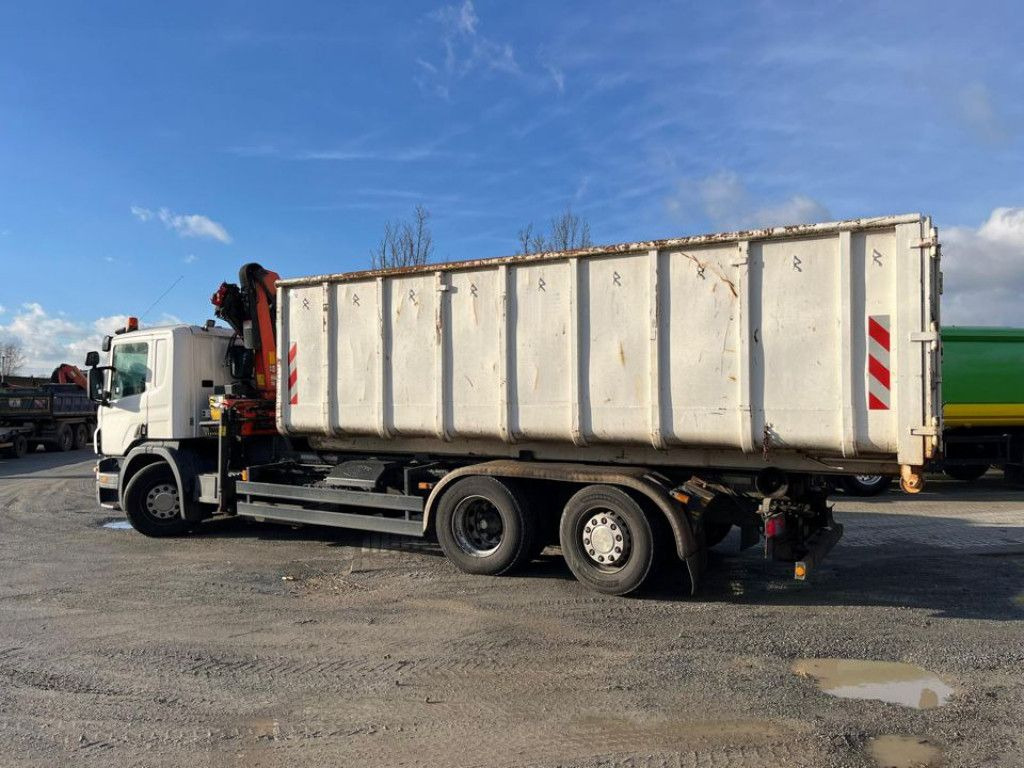 Scania P 360 6x2 Abrollkipper mit Kran Lift/Lenkachse - Camion ampliroll, Camion grue: photos 3 Scania P 360 6x2 Abrollkipper mit Kran Lift/Lenkachse - Camion ampliroll, Camion grue: photos 3