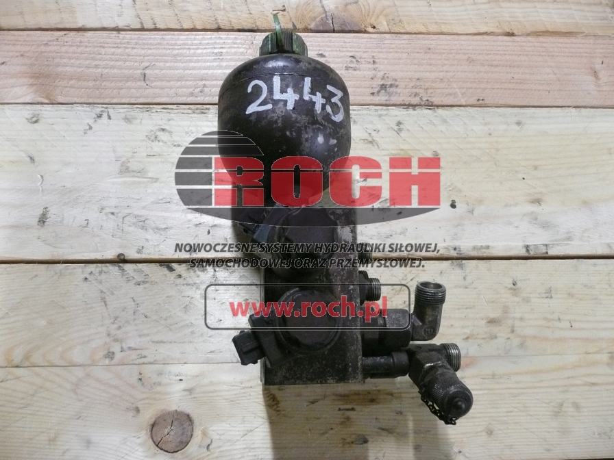 FLUTEC + HYDAC LH5717317 3064617 + CEWKA 24VDC + HYDROAKUMULATOR V 0,32L - Valve hydraulique: photos 1 FLUTEC + HYDAC LH5717317 3064617 + CEWKA 24VDC + HYDROAKUMULATOR V 0,32L - Valve hydraulique: photos 1