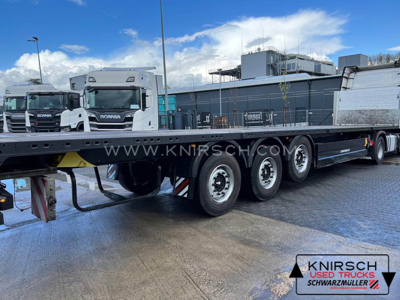 SCHWARZMUELLER Plateau Auflieger J-3A-125 - Semi-remorque plateau: photos 3 SCHWARZMUELLER Plateau Auflieger J-3A-125 - Semi-remorque plateau: photos 3