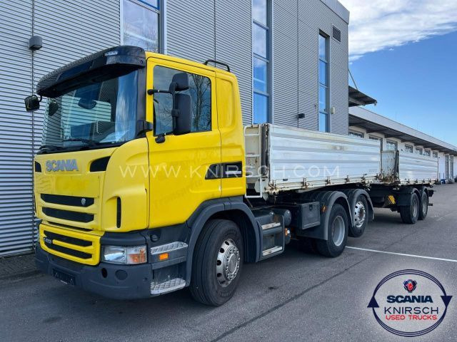 Scania G420LB6X24MNA Liftachse mirt Tandemanhänger - Camion benne: photos 1 Scania G420LB6X24MNA Liftachse mirt Tandemanhänger - Camion benne: photos 1