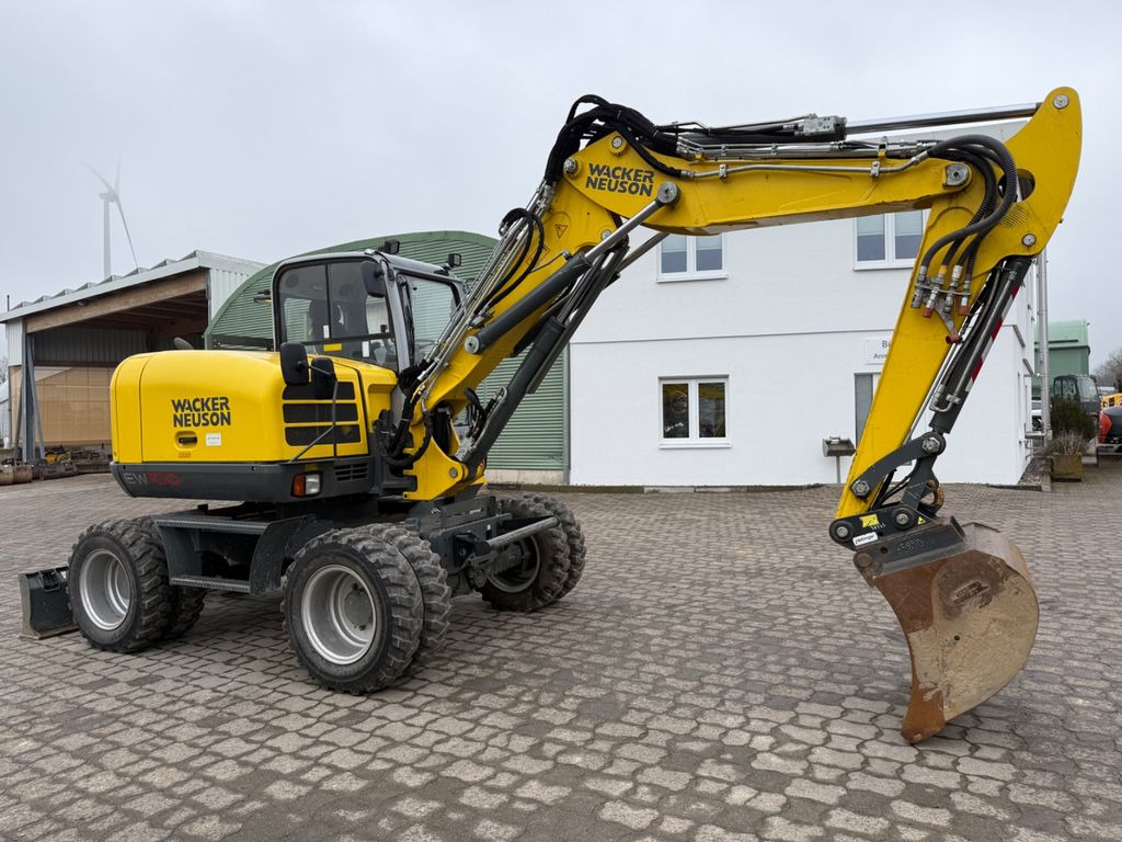 Wacker EW 100, Bj 20, 2050 BH, VA, HS08, TL - Pelle sur pneus: photos 3 Wacker EW 100, Bj 20, 2050 BH, VA, HS08, TL - Pelle sur pneus: photos 3