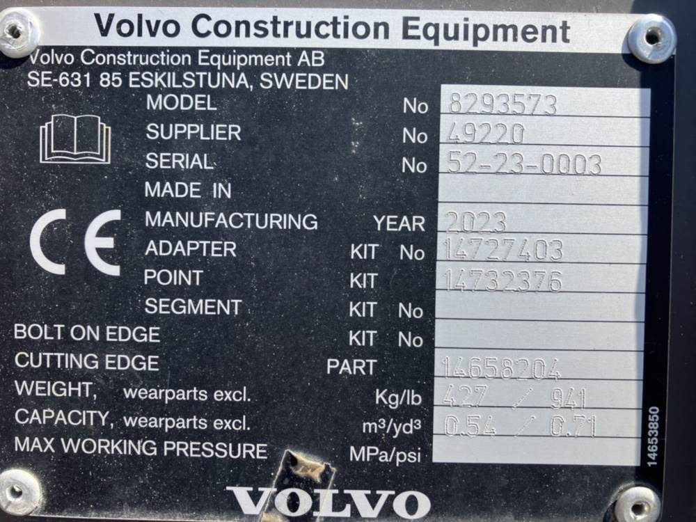 Volvo Tieflöffel mit Zähnen - S60/S60FPL - Tractopelle: photos 4 Volvo Tieflöffel mit Zähnen - S60/S60FPL - Tractopelle: photos 4