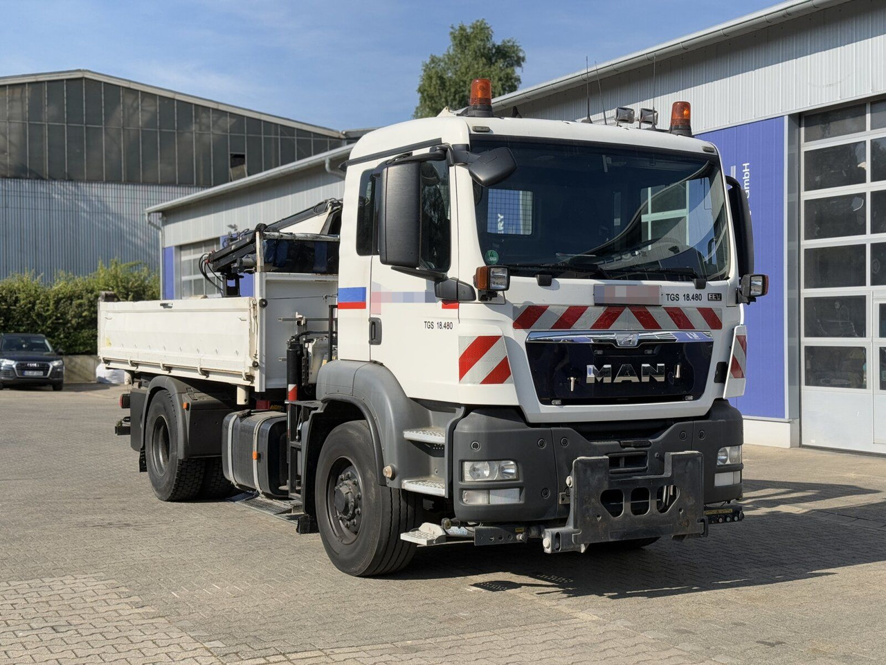 MAN TGS 18.480 4x4H Winter. Kipper Kran PALFINGER 12 - Camion grue: photos 1 MAN TGS 18.480 4x4H Winter. Kipper Kran PALFINGER 12 - Camion grue: photos 1