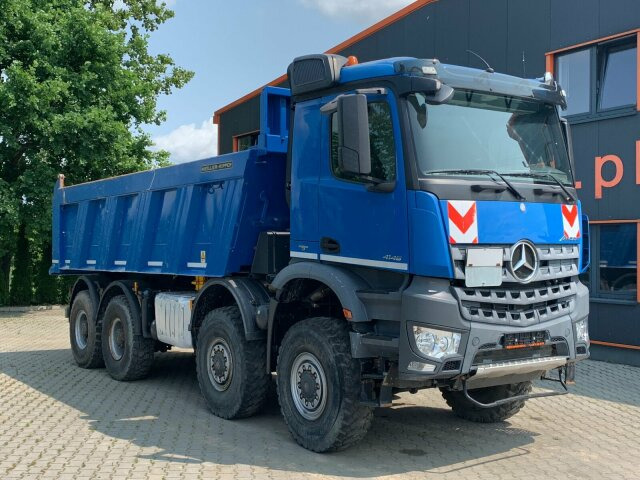 Mercedes-Benz AROCS 4145 8x8 EURO6 Muldenkipper TOP! - Camion benne: photos 1 Mercedes-Benz AROCS 4145 8x8 EURO6 Muldenkipper TOP! - Camion benne: photos 1