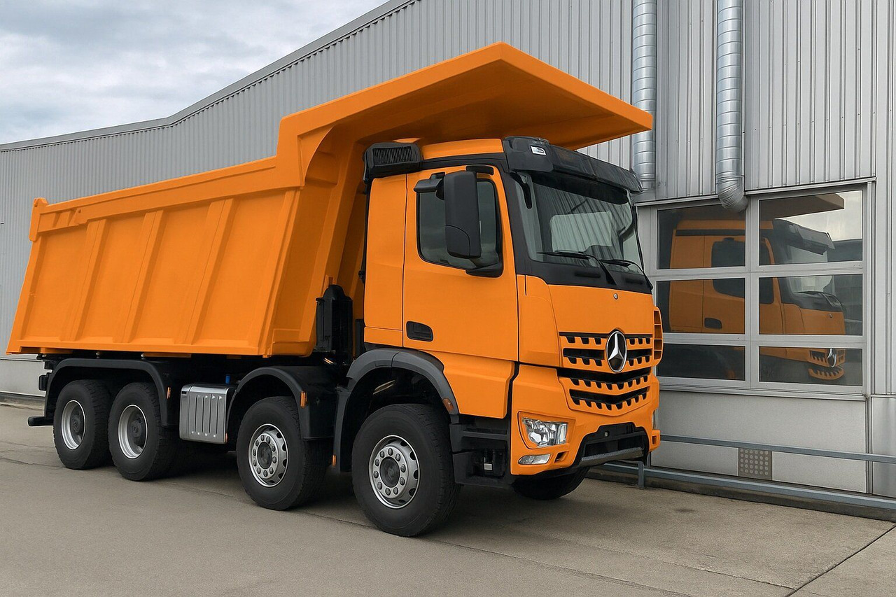 Mercedes-Benz AROCS 4851 8x6 Euro 6 Muldenkipper MEILLER 27 m³ - Camion benne: photos 1 Mercedes-Benz AROCS 4851 8x6 Euro 6 Muldenkipper MEILLER 27 m³ - Camion benne: photos 1