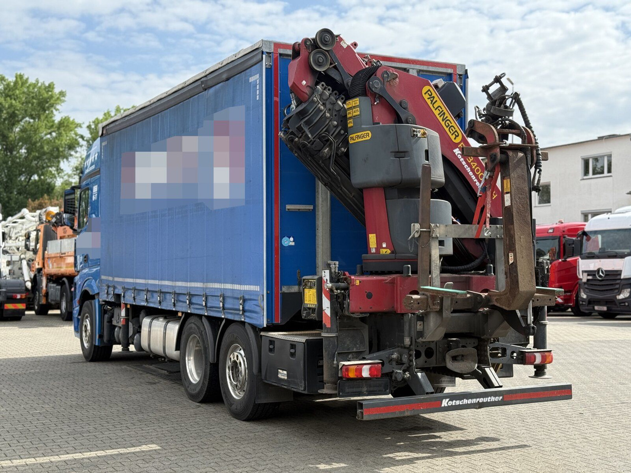 Mercedes-Benz Actros 6x2 Pritsche Kran Palfinger PK34002 + JIB - Camion grue: photos 5 Mercedes-Benz Actros 6x2 Pritsche Kran Palfinger PK34002 + JIB - Camion grue: photos 5