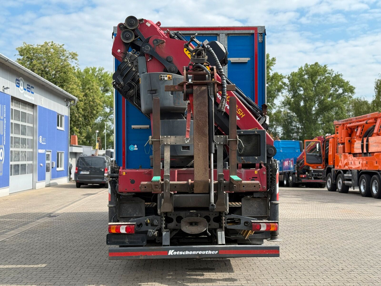 Mercedes-Benz Actros 6x2 Pritsche Kran Palfinger PK34002 + JIB - Camion plateau, Camion grue: photos 4 Mercedes-Benz Actros 6x2 Pritsche Kran Palfinger PK34002 + JIB - Camion plateau, Camion grue: photos 4