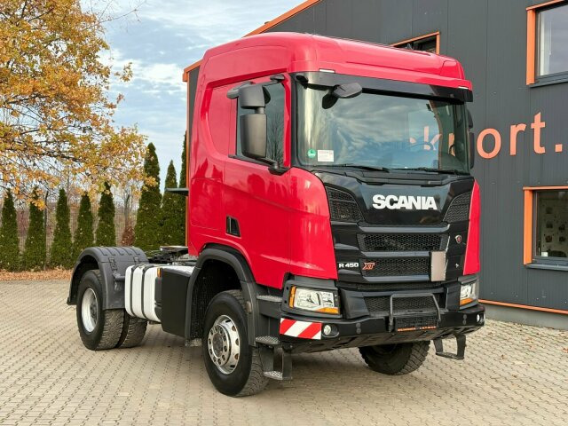 Scania G450 4x4 Euro 6 SZM Kipphydraulik Blatt/ Blatt - Tracteur routier: photos 1 Scania G450 4x4 Euro 6 SZM Kipphydraulik Blatt/ Blatt - Tracteur routier: photos 1