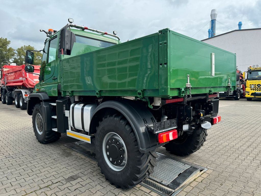 Camion benne Unimog U430 Kipper mit Reifendruckregelanlage: photos 7