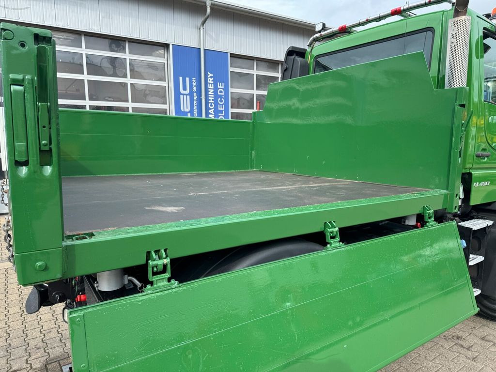 Camion benne Unimog U430 Kipper mit Reifendruckregelanlage: photos 11