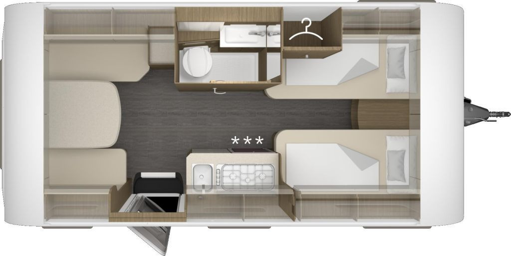 Tabbert Cazadora 460 E 2,3 Auflastung 1800 kg - Caravane: photos 1 Tabbert Cazadora 460 E 2,3 Auflastung 1800 kg - Caravane: photos 1