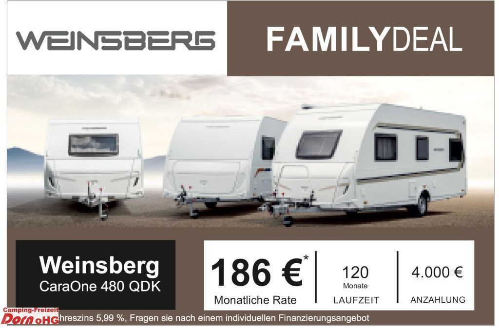Weinsberg CaraOne 480 QDK 3 Pakete Weinsberg CaraOne 480 QDK 3 Pakete - Caravane: photos 1 Weinsberg CaraOne 480 QDK 3 Pakete Weinsberg CaraOne 480 QDK 3 Pakete - Caravane: photos 1