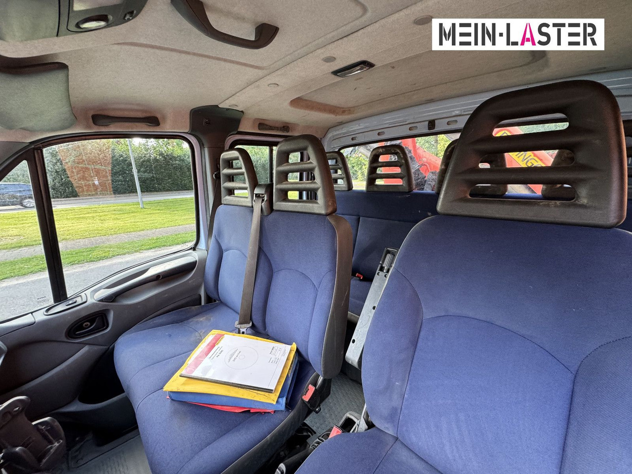 Utilitaire plateau, Utilitaire double cabine Iveco 65C180 3.0d Palfinger PK 6500 7 Sitzer NL 2300kg: photos 8