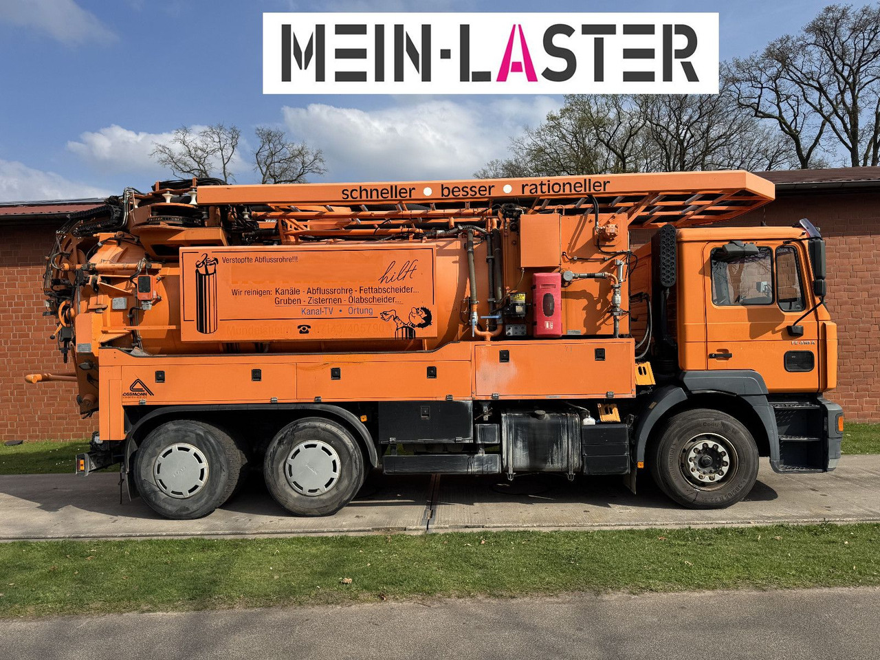 MAN FE 410 Assmann Saug HD Spüler Recycling + FB. - Camion vidangeur: photos 3 MAN FE 410 Assmann Saug HD Spüler Recycling + FB. - Camion vidangeur: photos 3