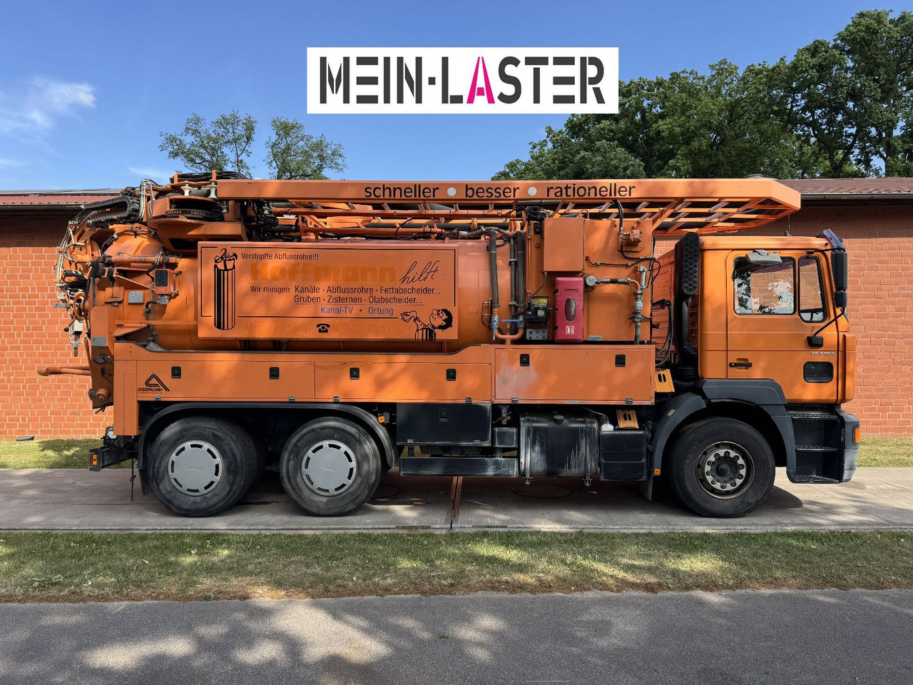 MAN FE 410 Assmann Saug HD Spüler Recycling + FB. - Camion vidangeur: photos 3 MAN FE 410 Assmann Saug HD Spüler Recycling + FB. - Camion vidangeur: photos 3