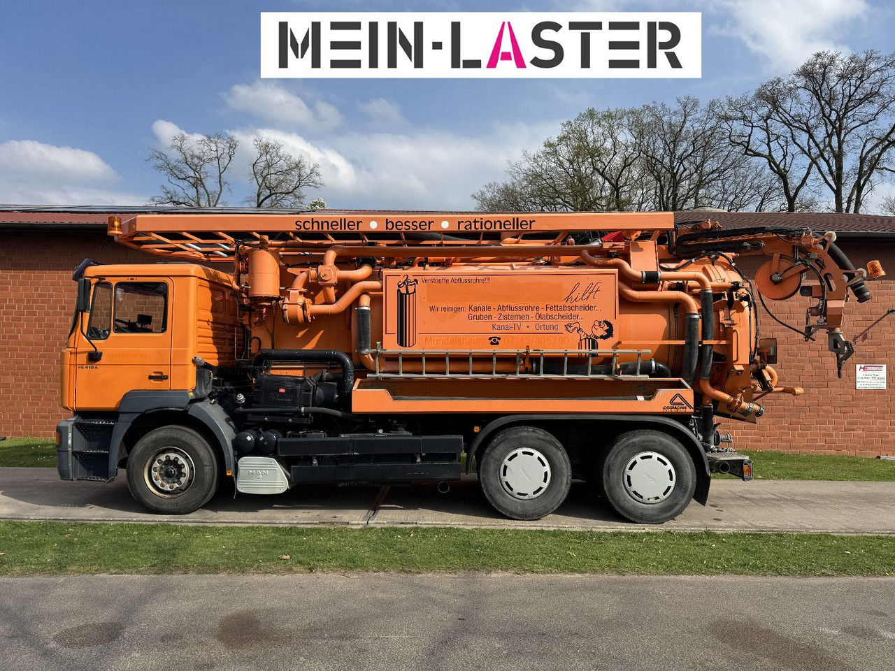 MAN FE 410 Assmann Saug HD Spüler Recycling + FB. - Camion vidangeur: photos 4 MAN FE 410 Assmann Saug HD Spüler Recycling + FB. - Camion vidangeur: photos 4