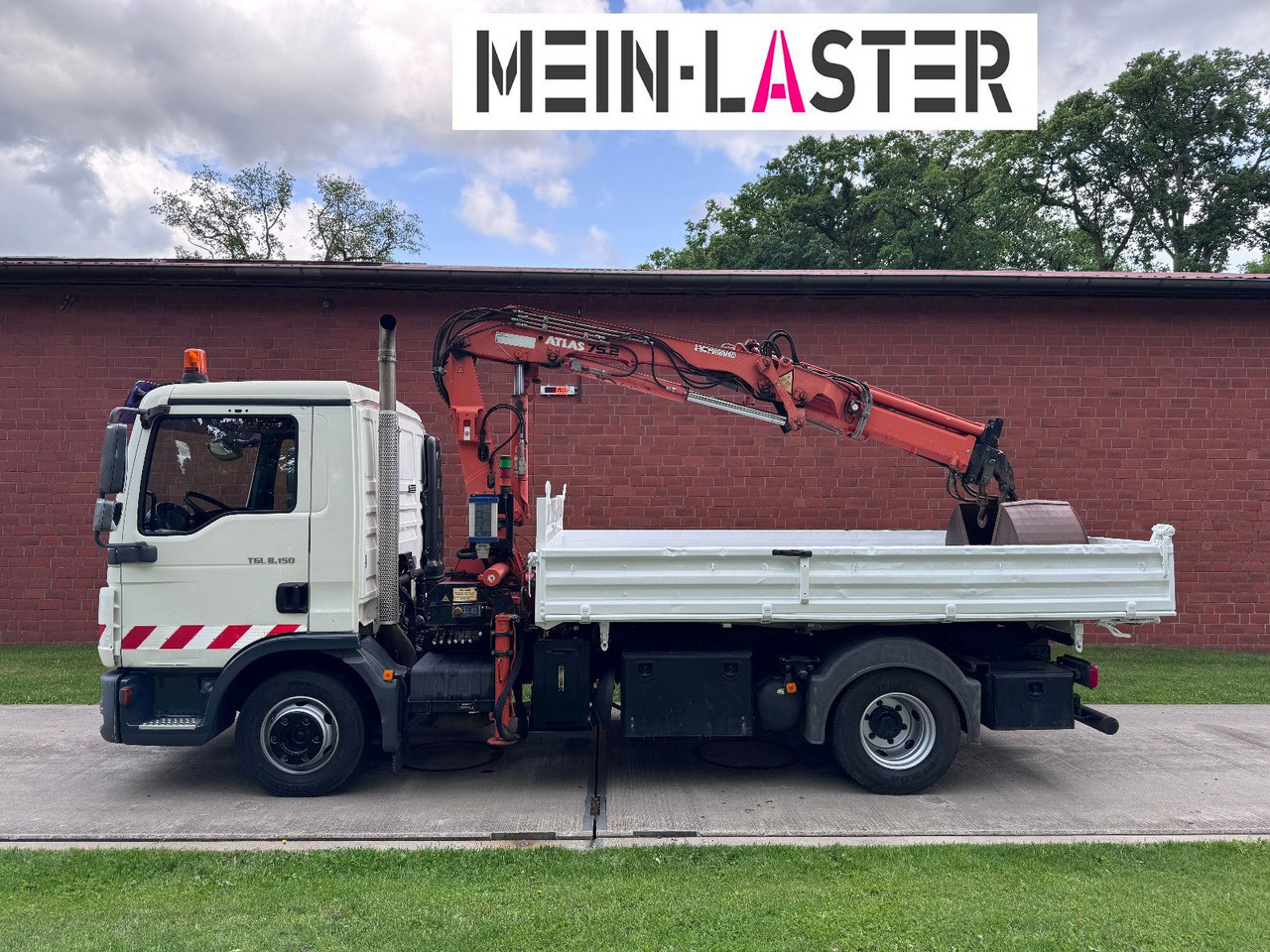 MAN TGL 8.150 3 S-Kipper Atlas 75 10m -1t. Funk FB - Utilitaire benne: photos 4 MAN TGL 8.150 3 S-Kipper Atlas 75 10m -1t. Funk FB - Utilitaire benne: photos 4