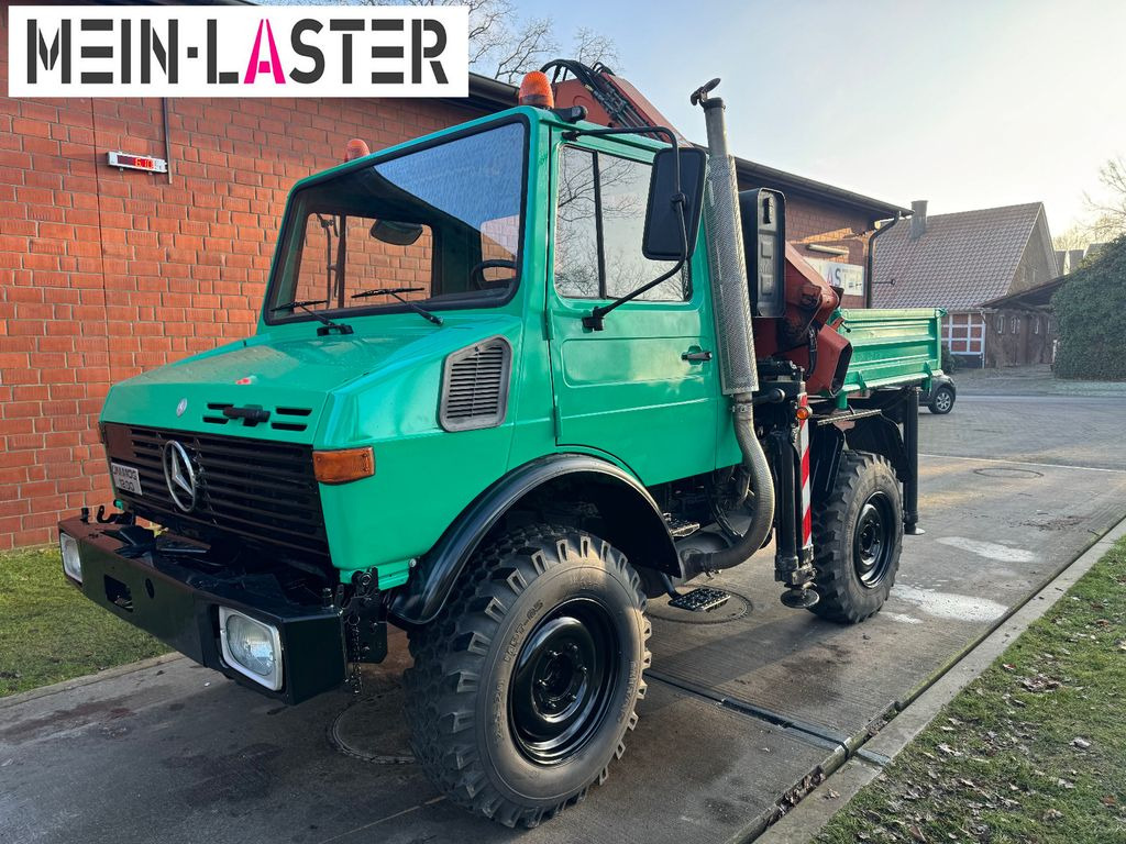 Unimog U 1200 Atlas 75.2 14 m Funk FB *1. Hand - Camion grue, Camion plateau: photos 3 Unimog U 1200 Atlas 75.2 14 m Funk FB *1. Hand - Camion grue, Camion plateau: photos 3
