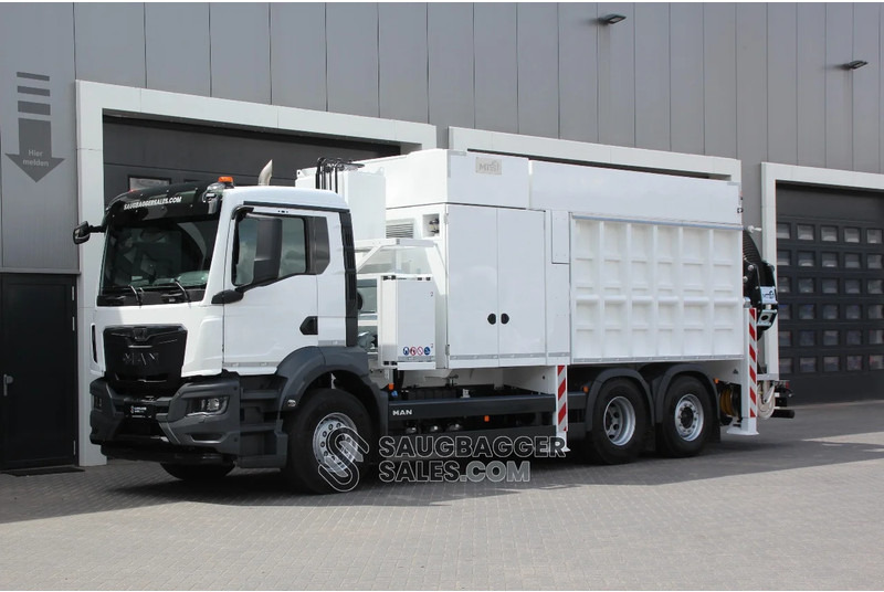 MAN TGS 26.510 6X2-4 MTS DINO 8 SAUGBAGGER - Camion vidangeur: photos 1 MAN TGS 26.510 6X2-4 MTS DINO 8 SAUGBAGGER - Camion vidangeur: photos 1