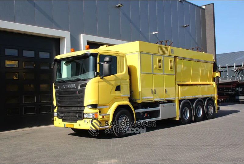 Scania R580 V8 RSP 3 Turbine Saugbagger - Camion vidangeur: photos 1 Scania R580 V8 RSP 3 Turbine Saugbagger - Camion vidangeur: photos 1