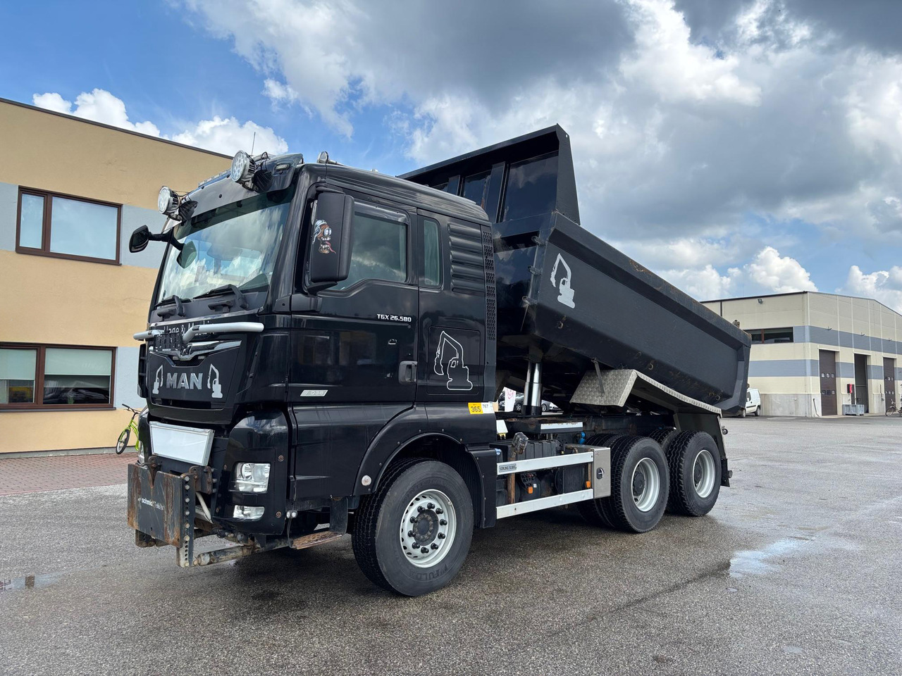 MAN TGX 26.580 - Camion benne: photos 3 MAN TGX 26.580 - Camion benne: photos 3