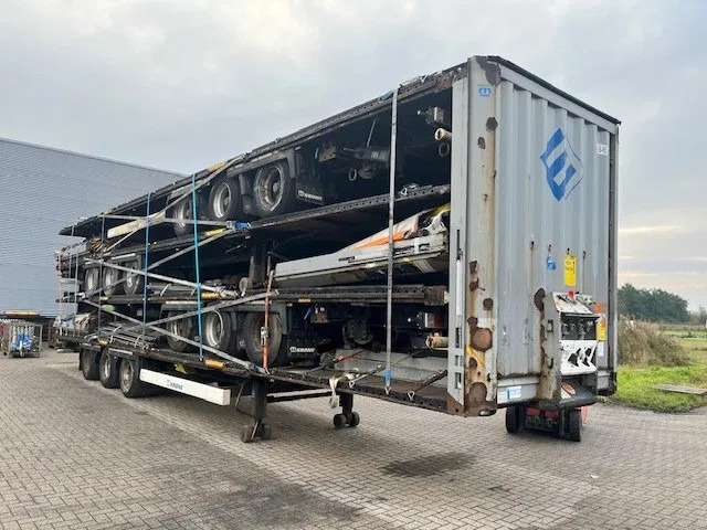 Krone multiple 2014 & 2015 XL P400 mega huckepack curtain sided trailer stacks - Semi-remorque fourgon: photos 1 Krone multiple 2014 & 2015 XL P400 mega huckepack curtain sided trailer stacks - Semi-remorque fourgon: photos 1