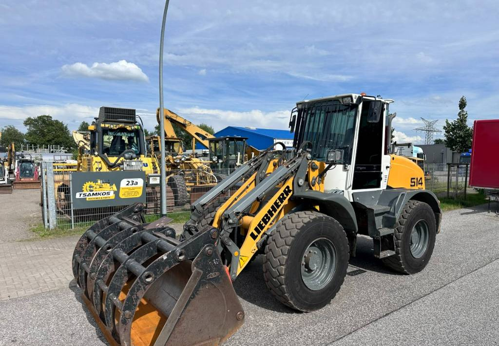 Liebherr L 514 Stereo +30 Kmh Klima 3er Kreis Greifschaufel - Chargeuse sur pneus: photos 3 Liebherr L 514 Stereo +30 Kmh Klima 3er Kreis Greifschaufel - Chargeuse sur pneus: photos 3