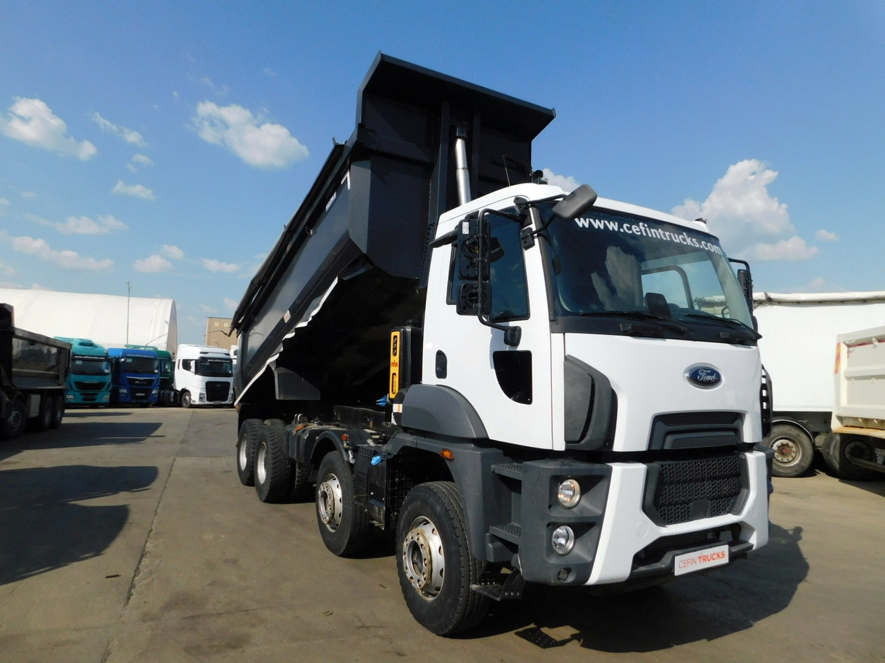 Ford 4142d 8x4 dcab e6 16s2230 - Camion benne: photos 2 Ford 4142d 8x4 dcab e6 16s2230 - Camion benne: photos 2