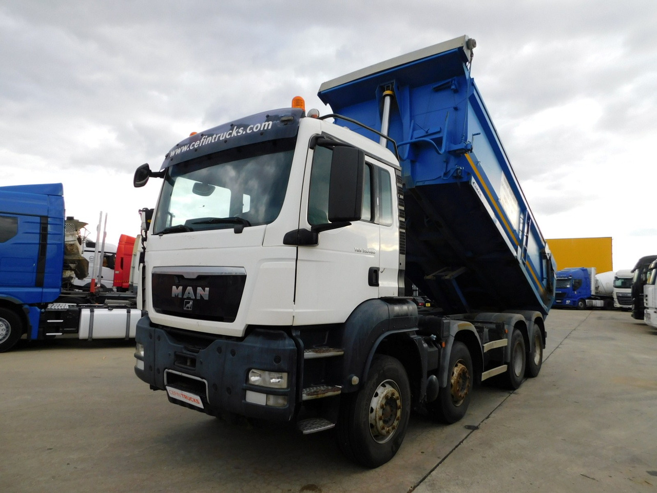 Man Tgs 35480 - Camion benne: photos 1 Man Tgs 35480 - Camion benne: photos 1