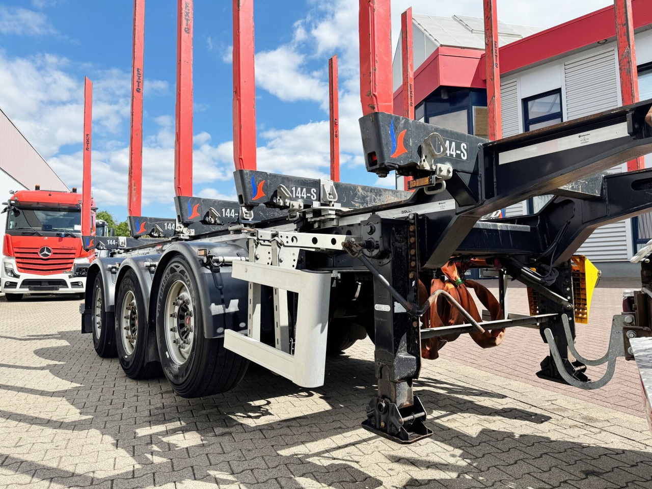 Semi-remorque grumier Doll LOGO H3L-14XL LOGO H3L-14XL, Liftachse, Nachlauflenkachse, teleskopierbar 9,4m-12,9: photos 13