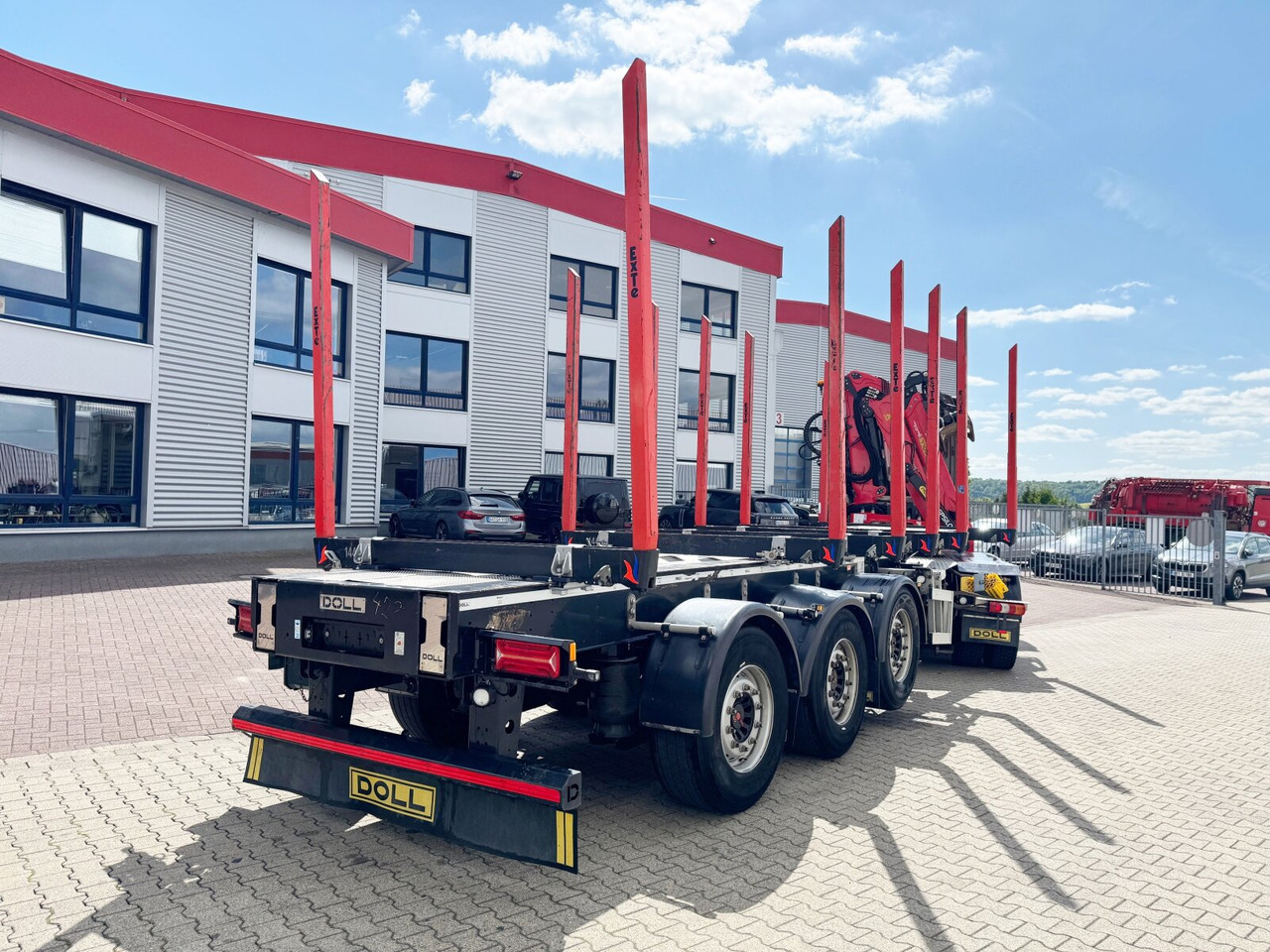 Semi-remorque grumier Doll LOGO H3L-14XL LOGO H3L-14XL, Liftachse, Nachlauflenkachse, teleskopierbar 9,4m-12,9: photos 11
